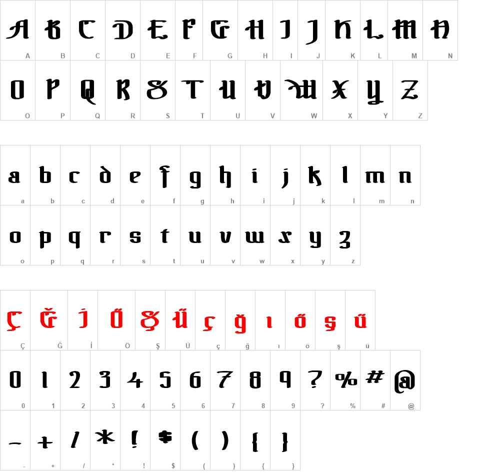 The Black Bloc font